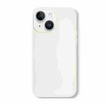 For iPhone 13 Skin Feeling Jelly Series TPU + PC Full Coverage Phone Case(White)