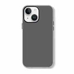 For iPhone 13 Skin Feeling Jelly Series TPU + PC Full Coverage Phone Case(Black)