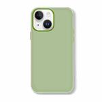 For iPhone 14 Plus Skin Feeling Jelly Series TPU + PC Full Coverage Phone Case(Green)