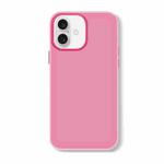 For iPhone 16 Skin Feeling Jelly Series TPU + PC Full Coverage Phone Case(Rose Red)