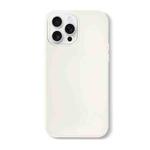 For iPhone 16 Pro Max Skin Feeling Jelly Series TPU + PC Full Coverage Phone Case(White)