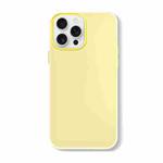 For iPhone 16 Pro Max Skin Feeling Jelly Series TPU + PC Full Coverage Phone Case(Yellow)