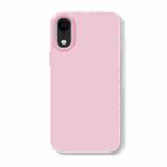 For iPhone XR Skin Feeling Jelly Series TPU + PC Full Coverage Phone Case(Pink)