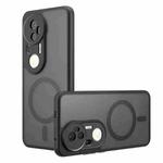 For vivo S20 Pro Armor MagSafe PC Hybrid TPU Phone Case(Frosted Black)