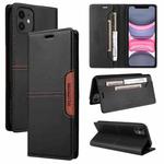 For iPhone 11 GQUTROBE G01 RFID Anti-theft Leather Phone Case(Black)