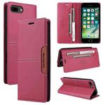 For iPhone 8 Plus / 7 Plus GQUTROBE G01 RFID Anti-theft Leather Phone Case(Red)