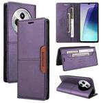 For Redmi 14C GQUTROBE G01 RFID Anti-theft Leather Phone Case(Purple)