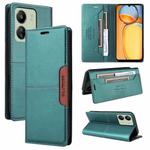 For Redmi 13C GQUTROBE G01 RFID Anti-theft Leather Phone Case(Green)