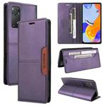 For Redmi Note 11 Pro Global GQUTROBE G01 RFID Anti-theft Leather Phone Case(Purple)