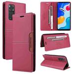 For Redmi Note 11S / 12S GQUTROBE G01 RFID Anti-theft Leather Phone Case(Red)