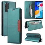 For Redmi Note 11S / 12S GQUTROBE G01 RFID Anti-theft Leather Phone Case(Green)