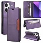 For Redmi Note 13 Pro+ GQUTROBE G01 RFID Anti-theft Leather Phone Case(Purple)