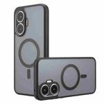 For Redmi Turbo 4 Pro / Xiaomi Poco F7 Armor MagSafe Precise Hole PC Hybrid TPU Phone Case(Frosted Black)