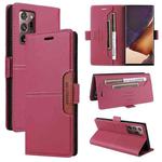 For Samsung Galaxy Note20 Ultra GQUTROBE G01 RFID Anti-theft Leather Phone Case(Red)