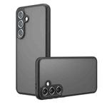For Samsung Galaxy S24 FE 5G Armor Precise Hole PC Hybrid TPU Phone Case(Frosted Black)