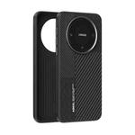 For Huawei Mate 60 ABEEL 6D Micro Relief MagSafe Magnetic Phone Case(Carbon Fiber Black)