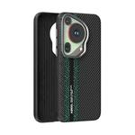 For Huawei Pura 70 Ultra ABEEL 6D Micro Relief MagSafe Magnetic Phone Case(Green)