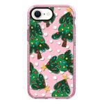 For iPhone 7 / 8 / SE 2020 2022 Simple Illustration Pattern Full Coverage Phone Case(Christmas Tree A)