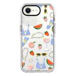 For iPhone 7 / 8 / SE 2020 2022 Simple Illustration Pattern Full Coverage Phone Case(Summer Label B)