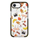 For iPhone 7 / 8 / SE 2020 2022 Simple Illustration Pattern Full Coverage Phone Case(Summer Label C)