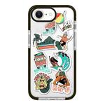 For iPhone 7 / 8 / SE 2020 2022 Simple Illustration Pattern Full Coverage Phone Case(Summer Surfing A)