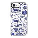For iPhone 7 / 8 / SE 2020 2022 Simple Illustration Pattern Full Coverage Phone Case(Text Label A)
