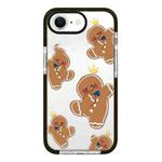 For iPhone 7 / 8 / SE 2020 2022 Simple Illustration Pattern Full Coverage Phone Case(Gingerbread Man)