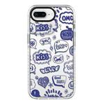 For iPhone 7 Plus / 8 Plus Simple Illustration Pattern Full Coverage Phone Case(Text Label A)