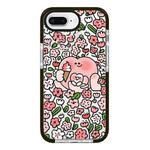 For iPhone 7 Plus / 8 Plus Simple Illustration Pattern Full Coverage Phone Case(Cute Little Heart C)