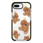 For iPhone 7 Plus / 8 Plus Simple Illustration Pattern Full Coverage Phone Case(Gingerbread Man)