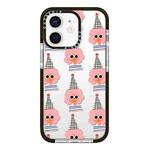 For iPhone 11 Simple Illustration Pattern Full Coverage Phone Case(Lady)