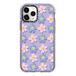 For iPhone 11 Pro Simple Illustration Pattern Full Coverage Phone Case(Smiley Flower C)