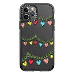 For iPhone 11 Pro Max Simple Illustration Pattern Full Coverage Phone Case(Christmas Tree B)