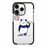 For iPhone 11 Pro Max Simple Illustration Pattern Full Coverage Phone Case(Summer Panda A)