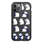 For iPhone 11 Pro Max Simple Illustration Pattern Full Coverage Phone Case(Summer Panda C)