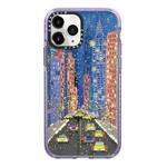 For iPhone 11 Pro Max Simple Illustration Pattern Full Coverage Phone Case(Earlysnow C)