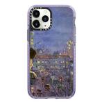 For iPhone 11 Pro Max Simple Illustration Pattern Full Coverage Phone Case(Earlysnow D)