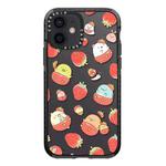 For iPhone 12 Simple Illustration Pattern Full Coverage Phone Case(Corner Creature D)