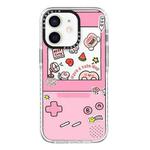 For iPhone 12 mini Simple Illustration Pattern Full Coverage Phone Case(Cute Little Heart B)