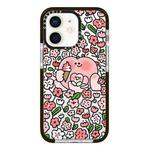 For iPhone 12 mini Simple Illustration Pattern Full Coverage Phone Case(Cute Little Heart C)