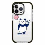 For iPhone 12 Pro Simple Illustration Pattern Full Coverage Phone Case(Summer Panda A)