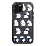 For iPhone 12 Pro Simple Illustration Pattern Full Coverage Phone Case(Summer Panda C)