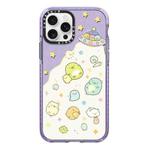 For iPhone 12 Pro Max Simple Illustration Pattern Full Coverage Phone Case(Corner Creature A)