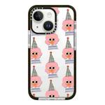 For iPhone 13 Simple Illustration Pattern Full Coverage Phone Case(Lady)