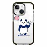 For iPhone 13 mini Simple Illustration Pattern Full Coverage Phone Case(Summer Panda A)