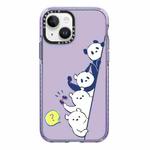 For iPhone 13 mini Simple Illustration Pattern Full Coverage Phone Case(Summer Panda B)