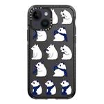 For iPhone 13 mini Simple Illustration Pattern Full Coverage Phone Case(Summer Panda C)