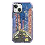 For iPhone 13 mini Simple Illustration Pattern Full Coverage Phone Case(Earlysnow C)