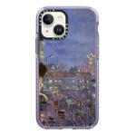 For iPhone 13 mini Simple Illustration Pattern Full Coverage Phone Case(Earlysnow D)