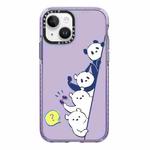 For iPhone 14 Simple Illustration Pattern Full Coverage Phone Case(Summer Panda B)